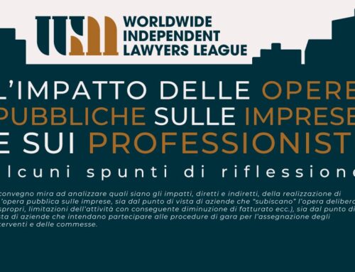 L’impatto delle opere pubbliche sulle imprese e sui professionisti, alcuni spunti di riflessione